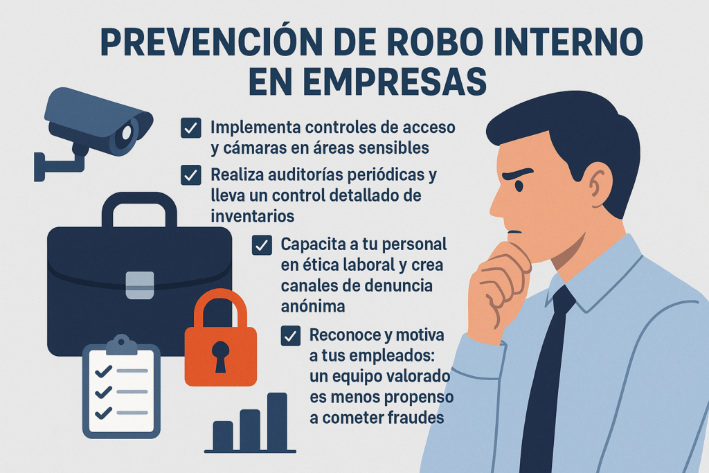 prevenir robo interno en empresas
