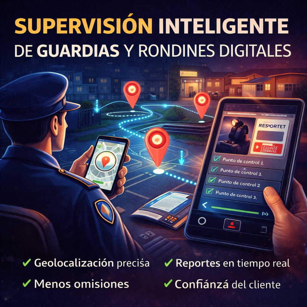 supervisión de guardias en tiempo real