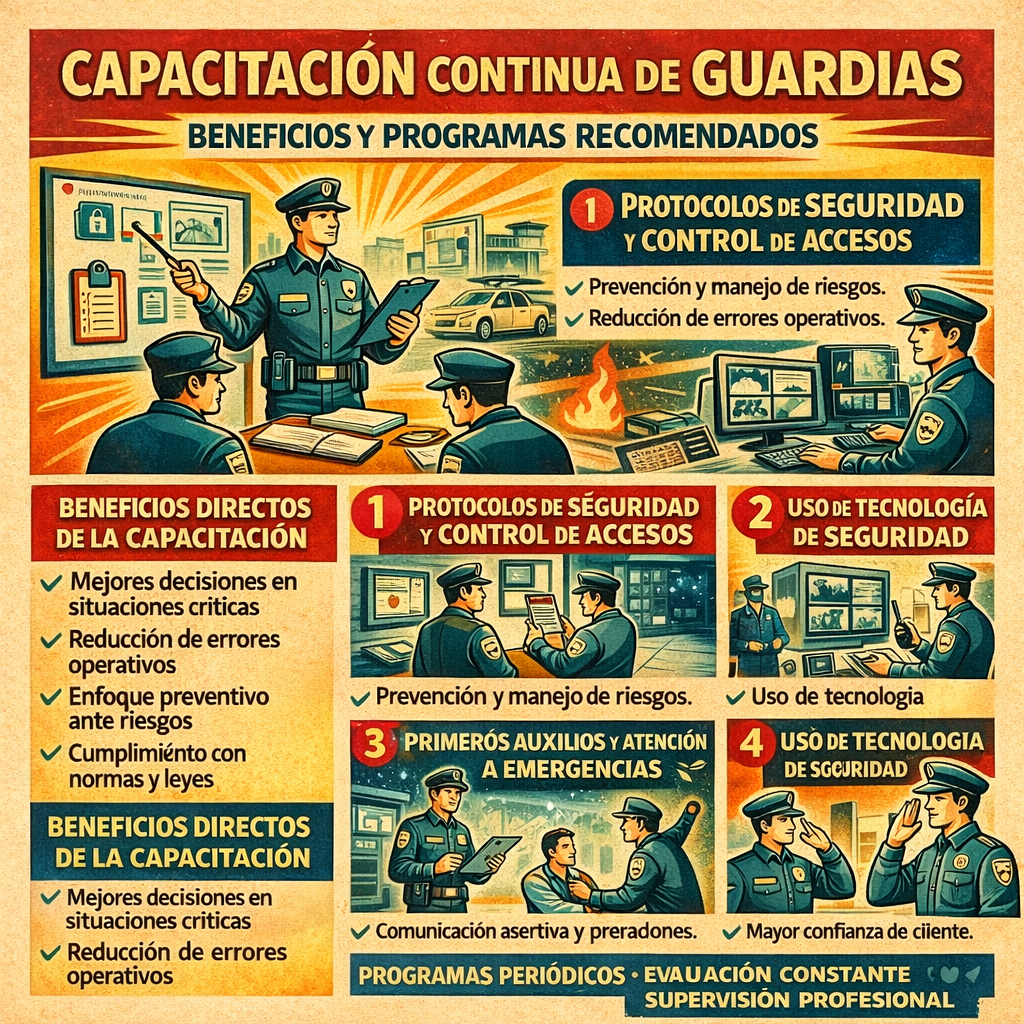 capacitación de guardias