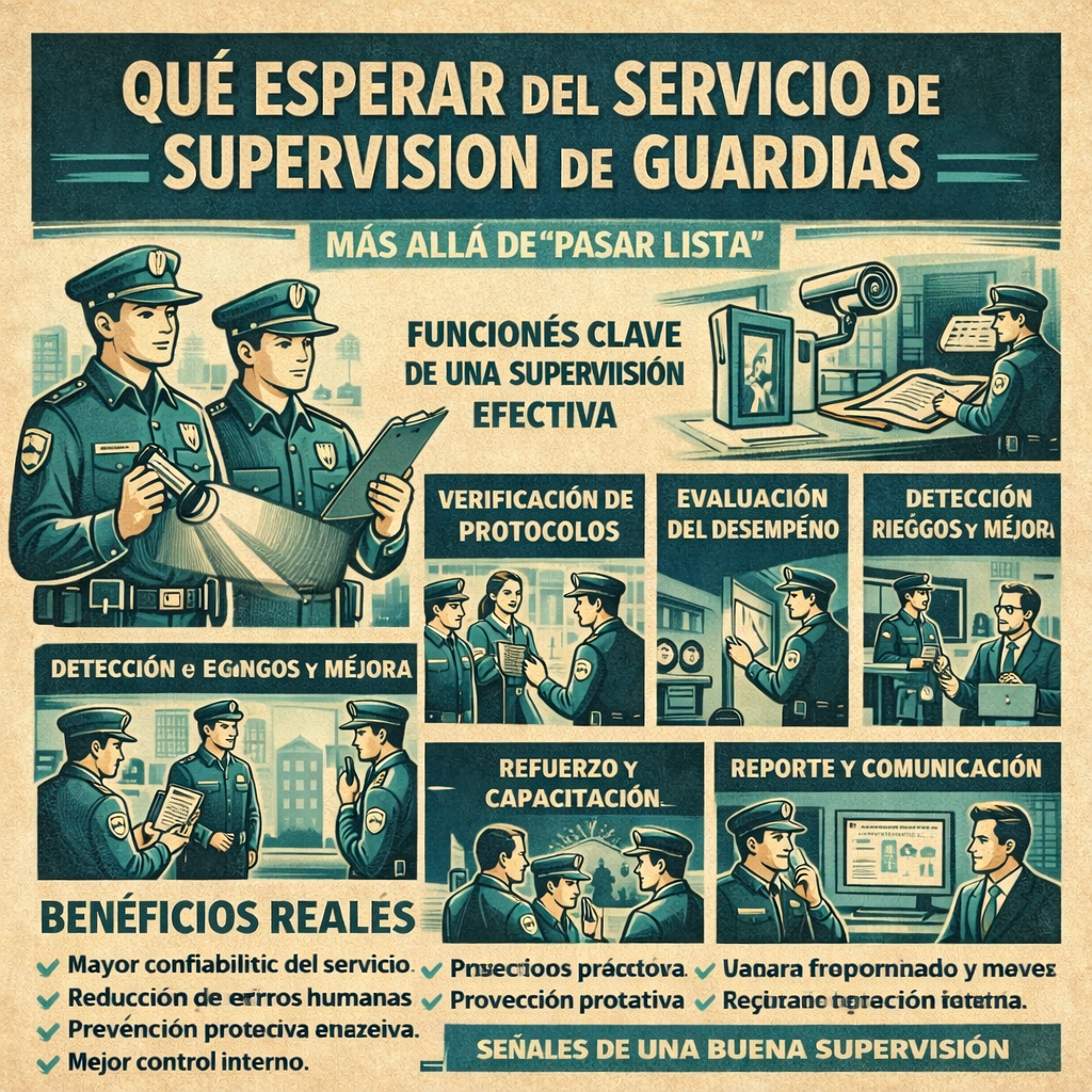 supervisión de guardias