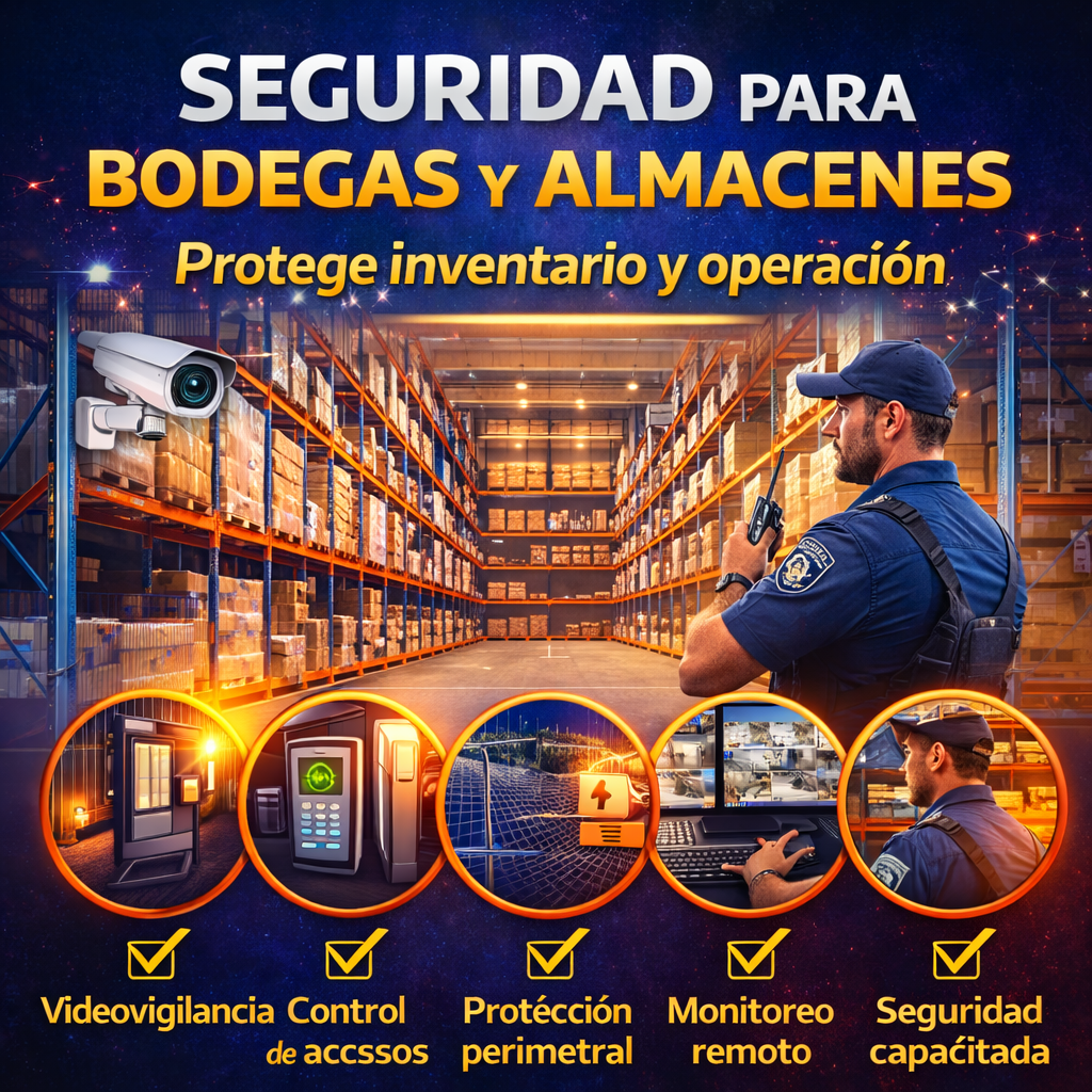 Seguridad para bodegas y almacenes profesional