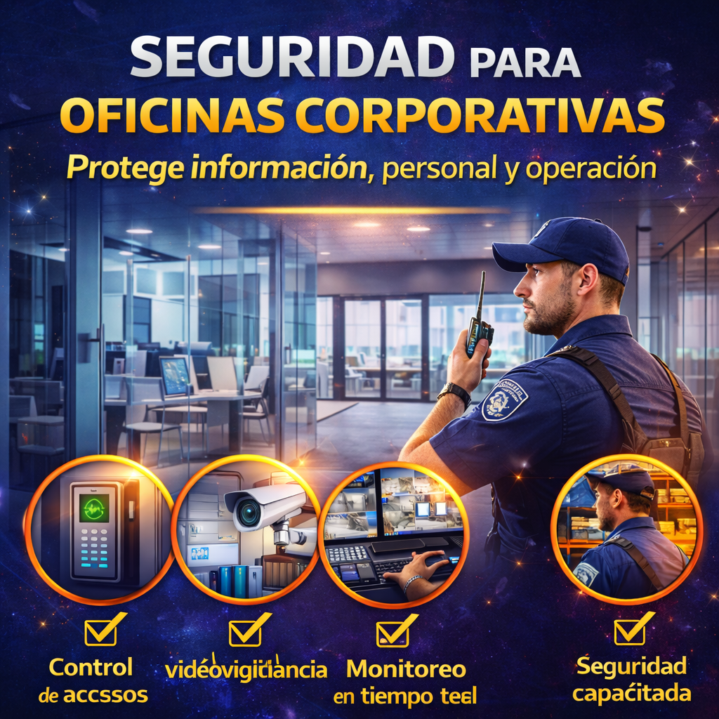 Seguridad para oficinas corporativas profesional