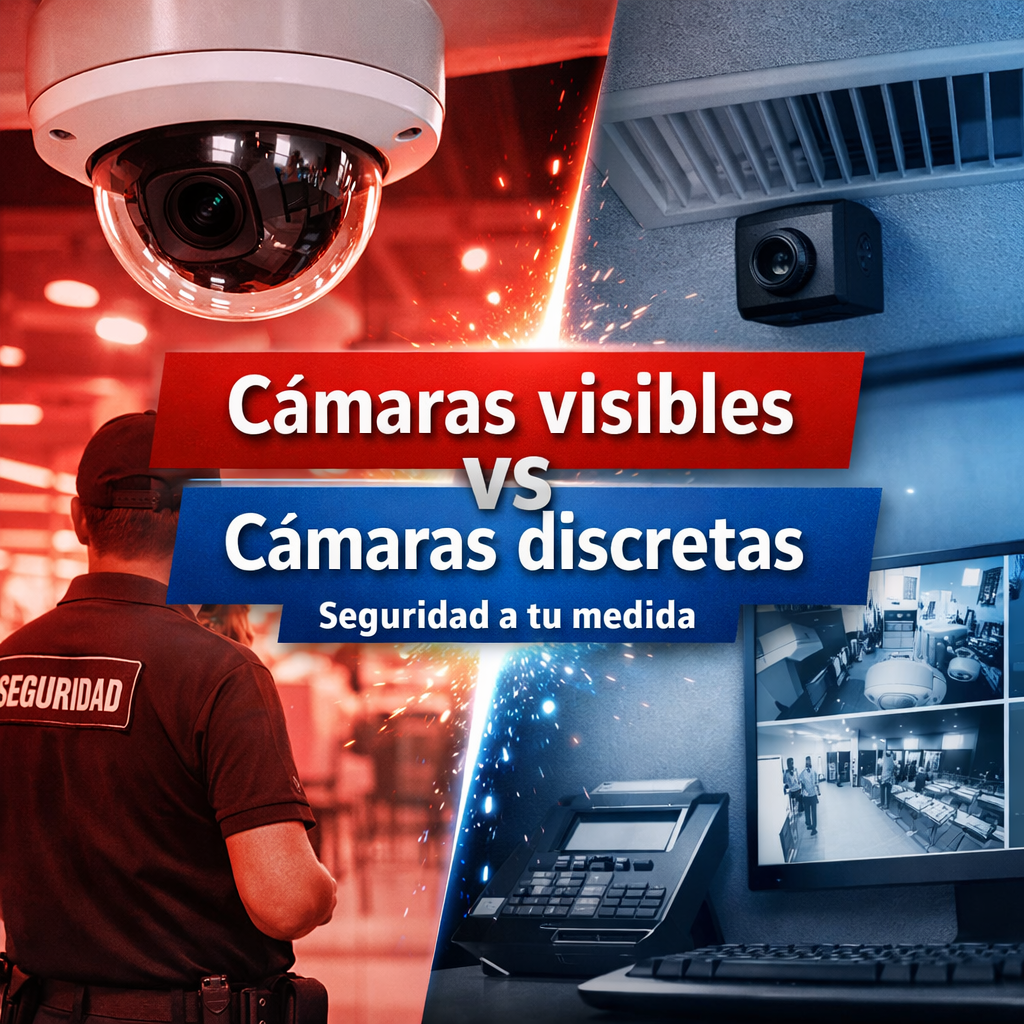 camaras dsicretas vs visibles