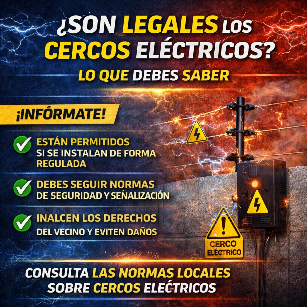 legalidad de los cercos eléctricos