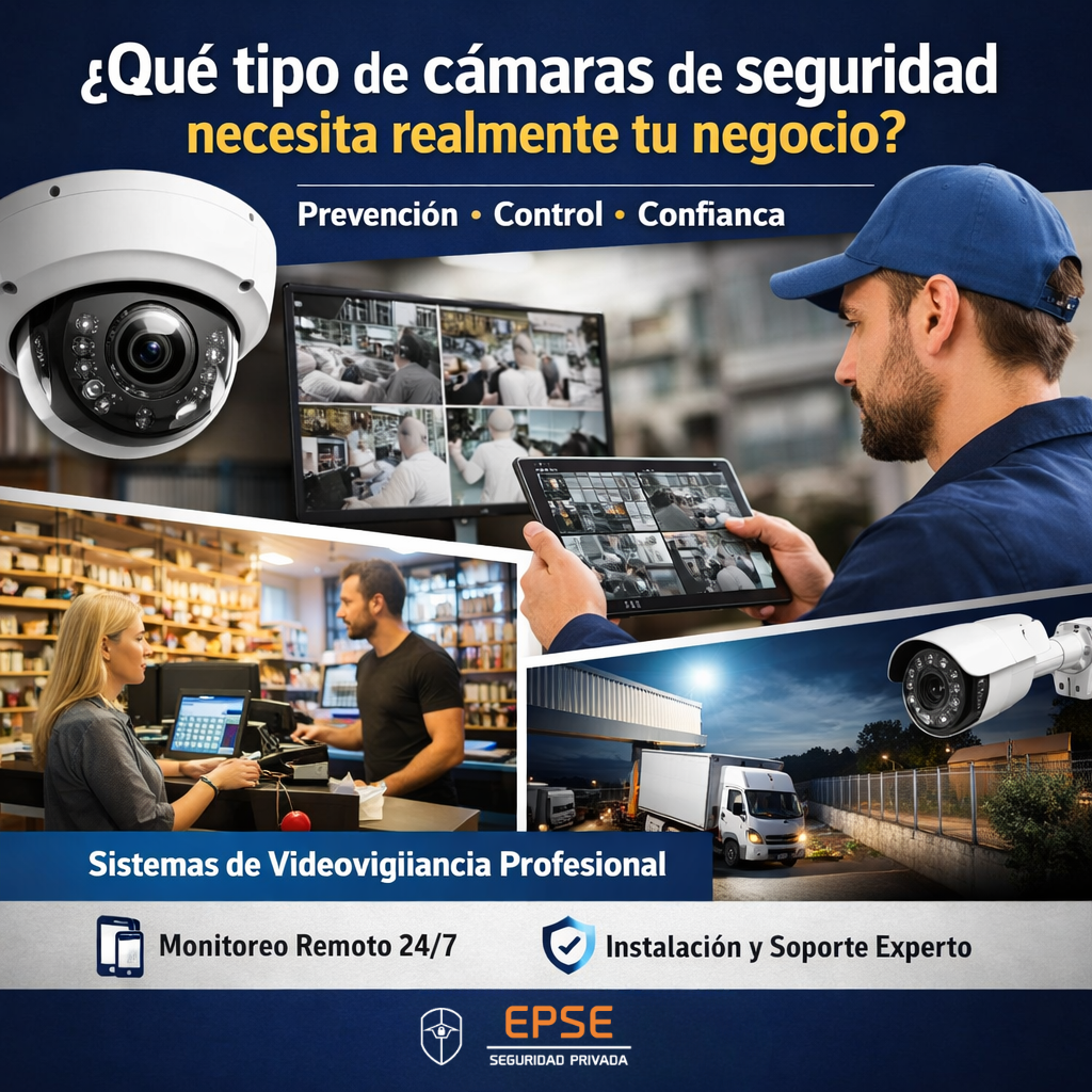tipo de camaras de seguridad