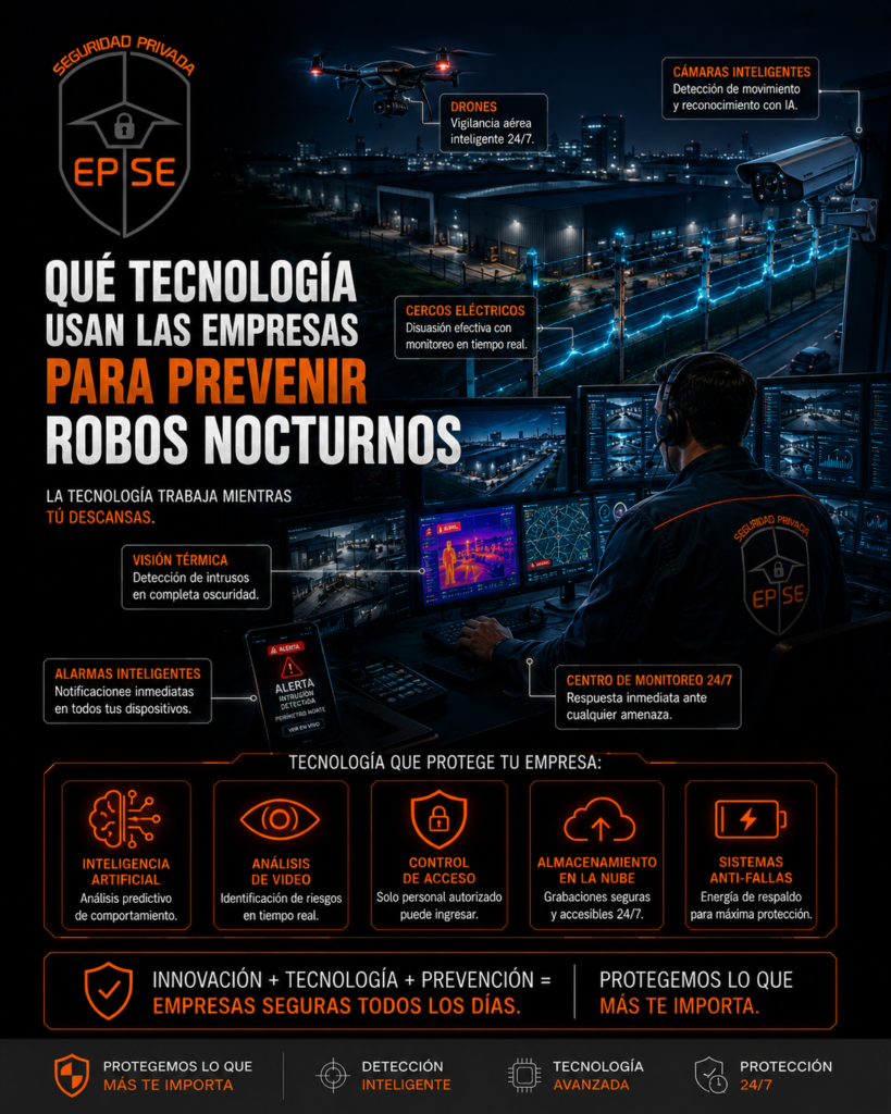 protección nocturna empresarial