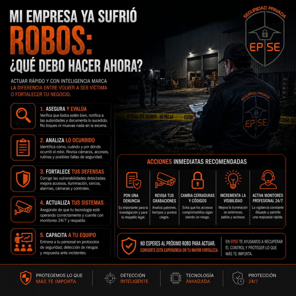 robos en empresas
