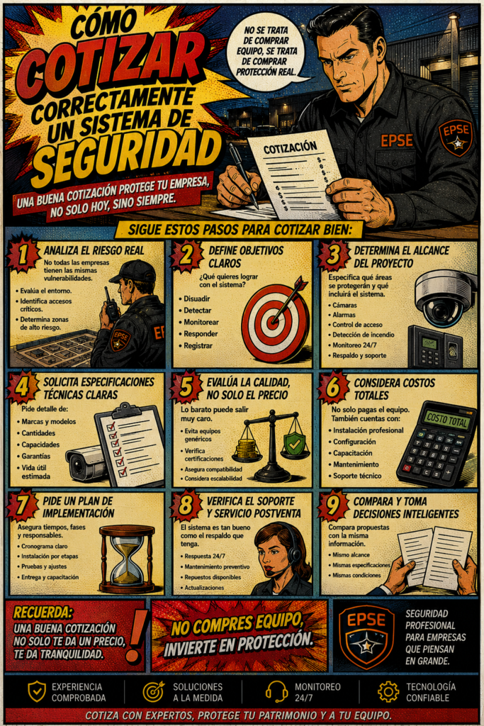 cotización de seguridad